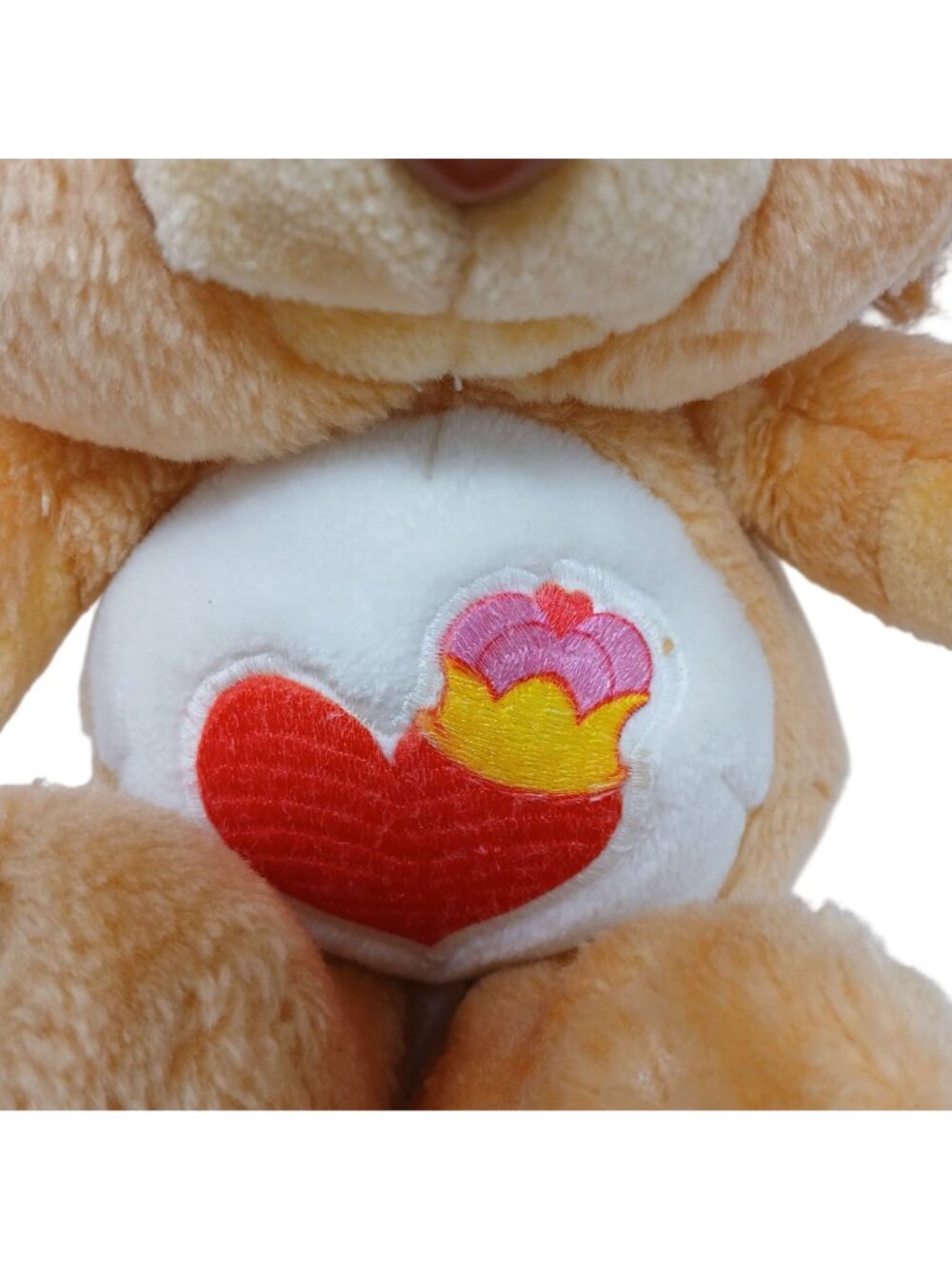 1984 VTG Care Bear Cousins Plush Brave Heart Lion King Crown Kenner #S1-C - Picture 3 of 13